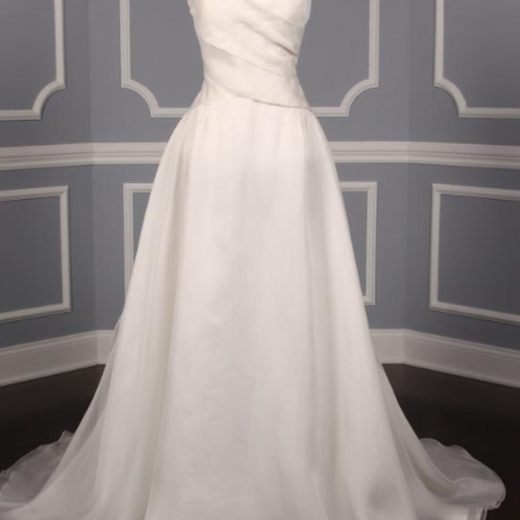 AUSTIN SCARLETT CHARLOTTE AS58 X WEDDING DRESS sz8 - Picture 2 of 13